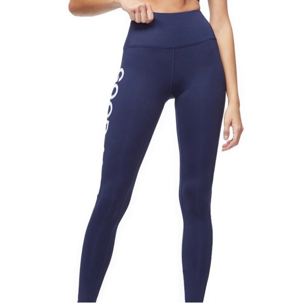 Good American Navy High-Waist Leggings